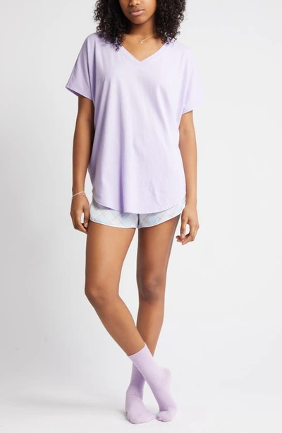 Shop Bp. Sleepy Lounge Tee In Purple Spray