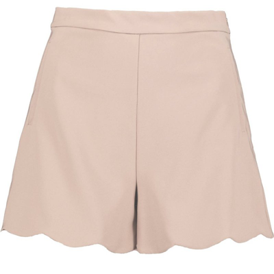 Shop Bishop + Young Scallop Edge Short In Brown