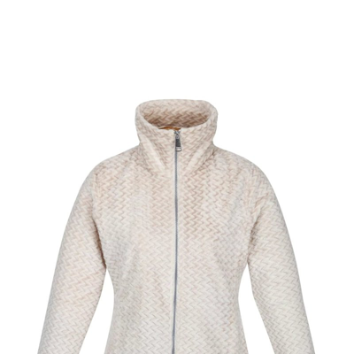 Shop Regatta Womens/ladies Heloise Marl Full Zip Fleece Jacket In Brown
