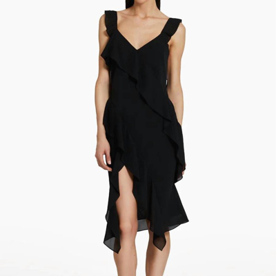 Shop Amanda Uprichard Cantara Dress In Black
