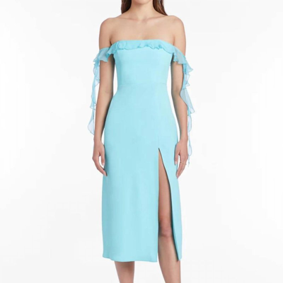 Shop Amanda Uprichard Voila Dress In Blue