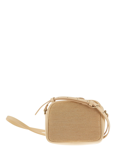 Shop Fabiana Filippi Designer Handbags Leather Camera Bag In Pink