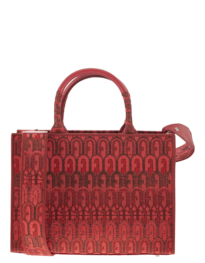 Shop Furla Designer Handbags Opportunity - Tote Bag Small In Red
