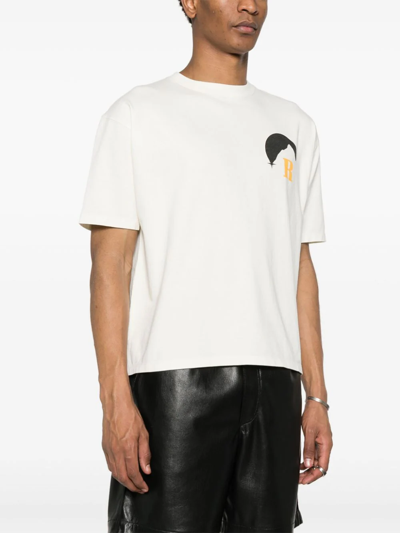 Shop Rhude Moonlight T-shirt In White