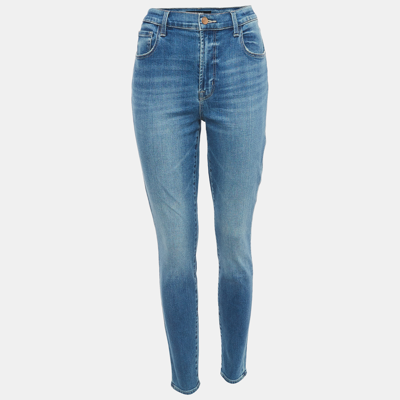Pre-owned J Brand Blue Washed Denim Skinny Jeans M Waist 29"