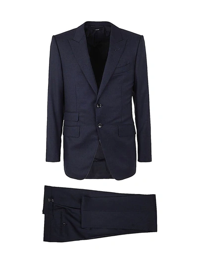 Shop Tom Ford Micro Structure O Connor Suit Clothing In Blue