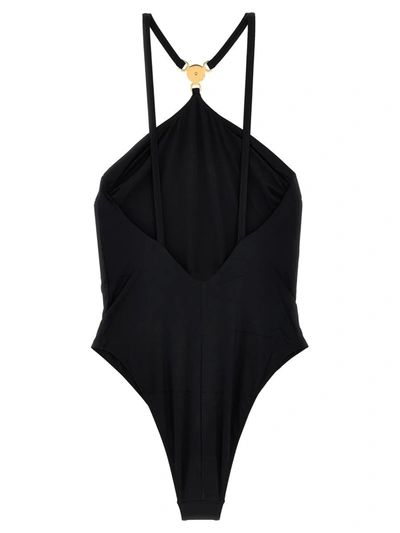 Shop Versace 'medusa '95' One-piece Swimsuit In Black