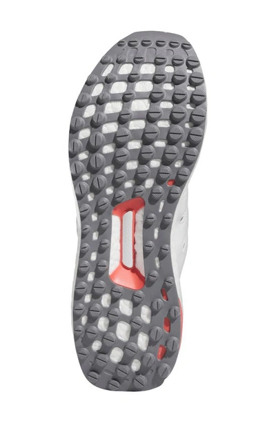 Shop Adidas Golf Ultraboost Spikeless Golf Shoe In Grey/ White/ Preloved Scarlet