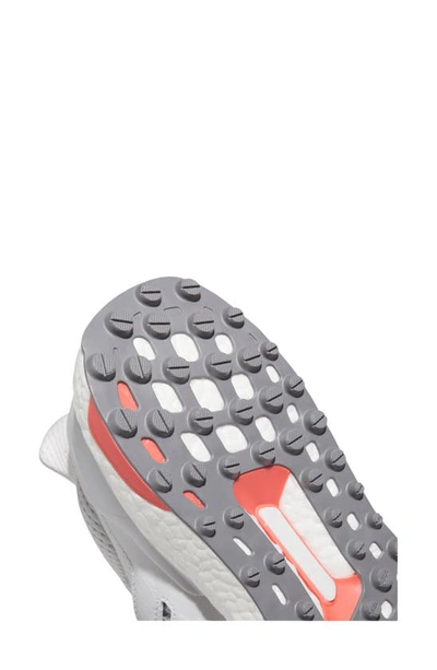 Shop Adidas Golf Ultraboost Spikeless Golf Shoe In Grey/ White/ Preloved Scarlet