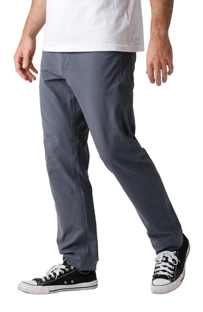 Shop Western Rise Diversion 32-inch Water Resistant Travel Pants In Blue Grey