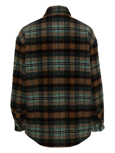 Winnie New York Check Shirt Jacket Clothing In Multicolour