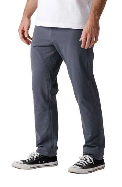 Shop Western Rise Diversion 30-inch Water Resistant Travel Pants In Blue Grey