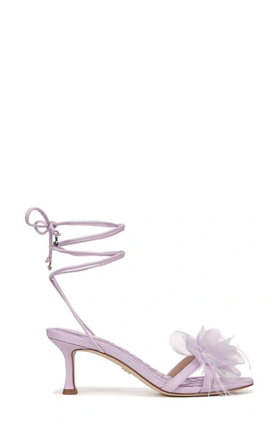 Shop Sam Edelman Pammie Ankle Tie Sandal In Orchid Blossom