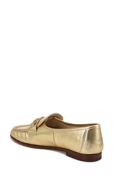 Shop Sam Edelman Lucca Loafer In Amber Gold