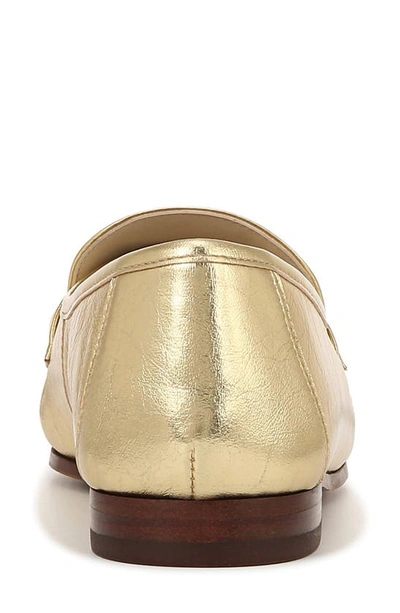 Sam Edelman Lucca Loafer In Amber Gold