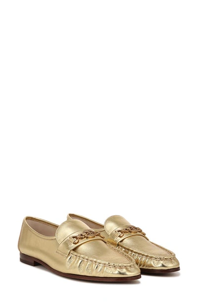 Shop Sam Edelman Lucca Loafer In Amber Gold