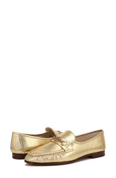 Shop Sam Edelman Lucca Loafer In Amber Gold