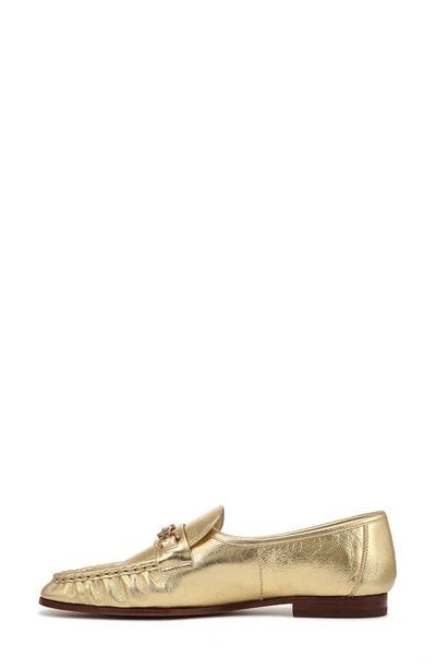 Sam Edelman Lucca Loafer In Amber Gold