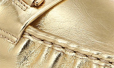Shop Sam Edelman Lucca Loafer In Amber Gold