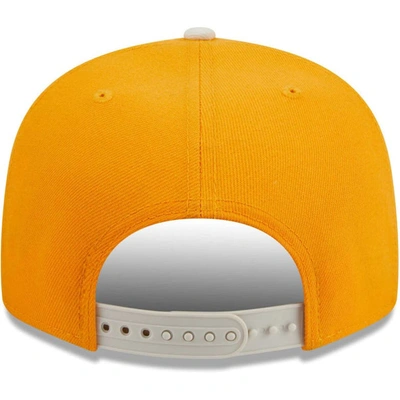 Shop New Era Gold Boston Red Sox Tiramisu  9fifty Snapback Hat