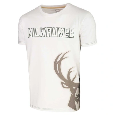 Shop Stadium Essentials Unisex  White Milwaukee Bucks Scoreboard T-shirt