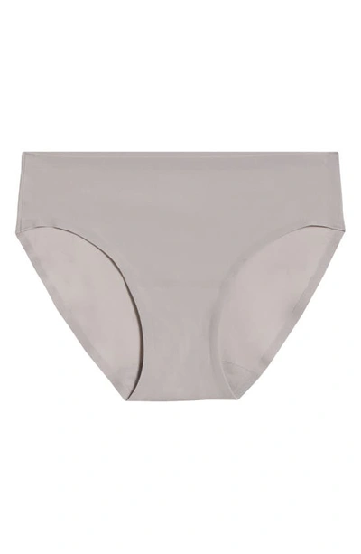 Shop Chantelle Lingerie Soft Stretch Bikini In Stone Grey-z5