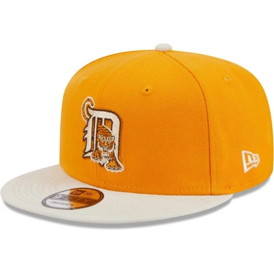 Shop New Era Gold Detroit Tigers Tiramisu  9fifty Snapback Hat