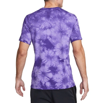 Shop Nike Purple Liverpool Club Essential T-shirt