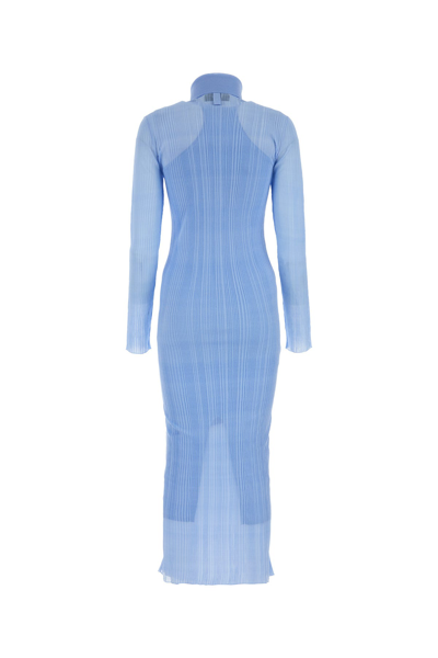 Fendi Light-blue Silk Blend Dress