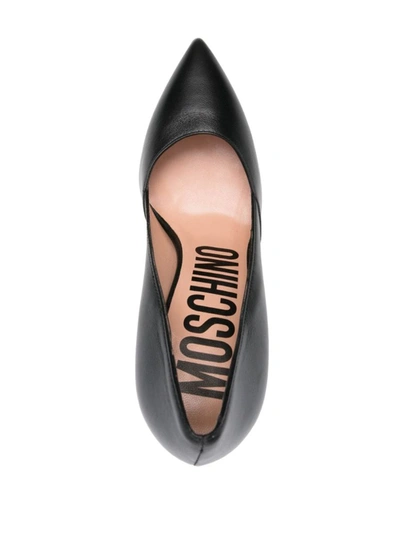Shop Moschino With Heel In Black