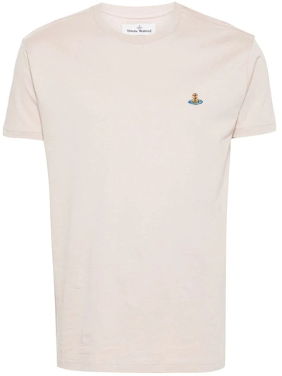 Shop Vivienne Westwood T-shirts And Polos In Beige