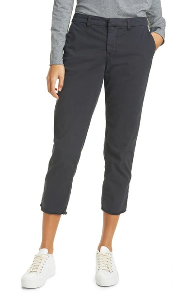 Shop Frank & Eileen Wicklow The Italian Crop Chinos In Washed Black