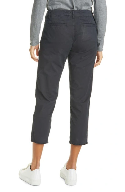 Shop Frank & Eileen Wicklow The Italian Crop Chinos In Washed Black