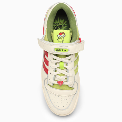 Shop Adidas Originals Creamy White Forum Low X The Grinch Trainer