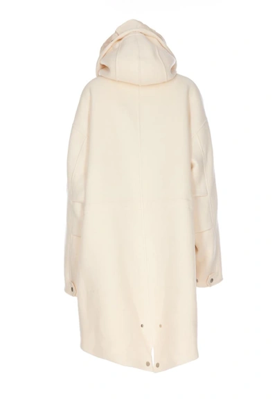 Shop Jil Sander Coats In White