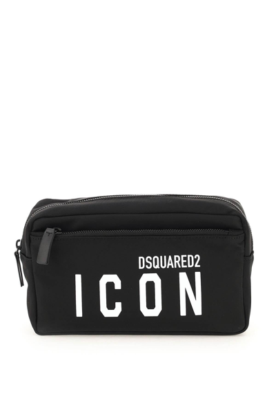 Shop Dsquared2 Nylon Icon Vanity Case