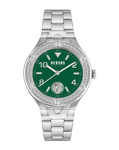 Shop Versus Versace Vittoria Crystal Bracelet Watch Woman Wrist Watch Silver Size Onesize Stainless Steel