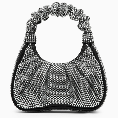 Shop Jw Pei Black Gabbi Handbag With Crystals