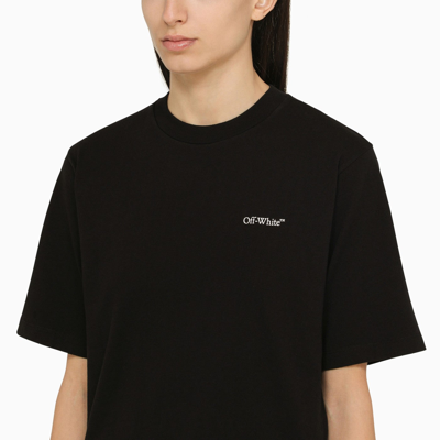 Shop Off-white Off White™ Black T Shirt With Arrow X Ray Motif
