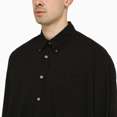 Shop Our Legacy Black Borrowed Shirt In Voile
