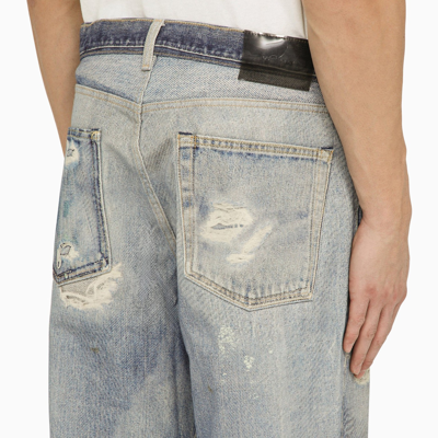 Shop Our Legacy Blue Cotton Third Cut Jeans