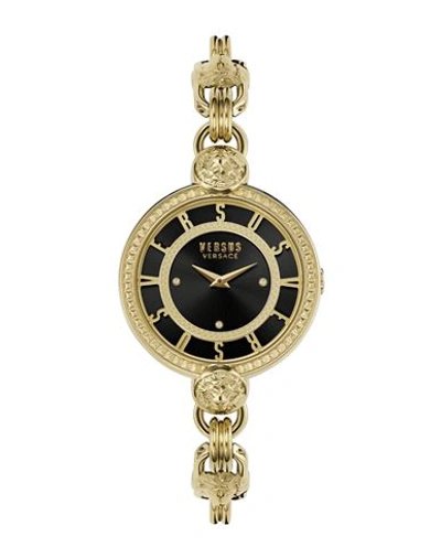 Shop Versus Versace Les Docks Bracelet Watch Woman Wrist Watch Gold Size Onesize Stainless Steel