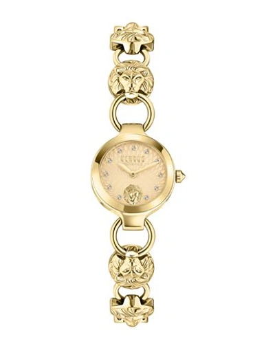 Shop Versus Versace Broadwood Bracelet Watch Woman Wrist Watch Gold Size Onesize Stainless Steel