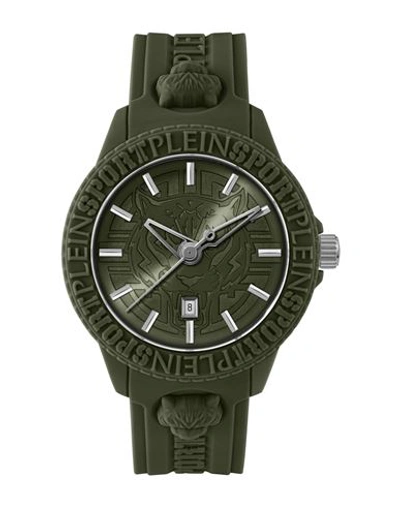Shop Plein Sport Fearless Silicone Watch Man Wrist Watch Green Size Onesize Silicone
