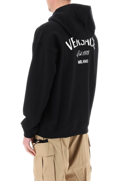 Shop Versace Milano Stamp Hoodie