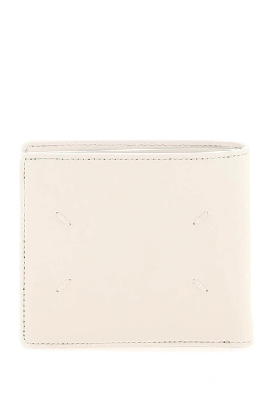 Shop Maison Margiela Grained Leather Bi Fold Wallet