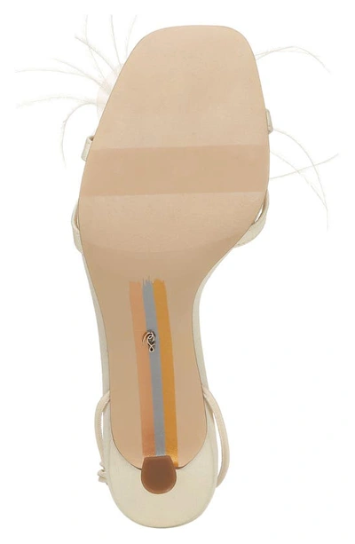 Shop Sam Edelman Pammie Ankle Tie Sandal In Pearl Ivory