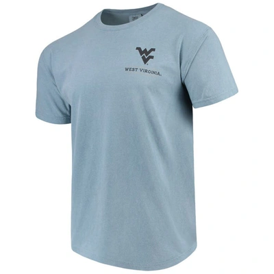 Shop Image One Blue West Virginia Mountaineers State Scenery Comfort Colors T-shirt