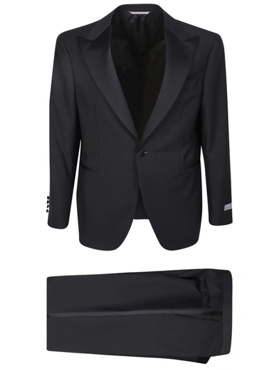 Shop Canali Suits In Black