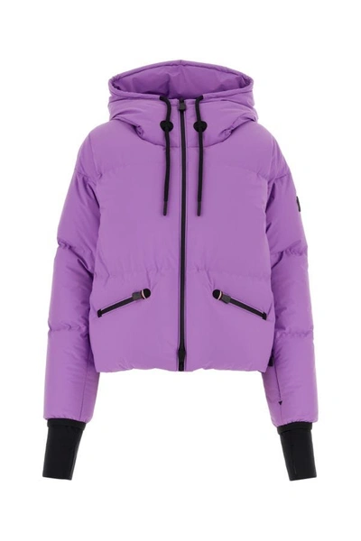 Shop Moncler Grenoble Woman Lilac Nylon Allesaz Down Jacket In Purple